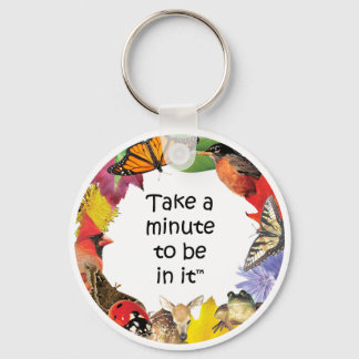 Llavero Llevar un minuto Keychain (Este)