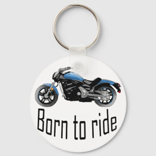 Llavero Llevarclave “Born to ride”, moto azul