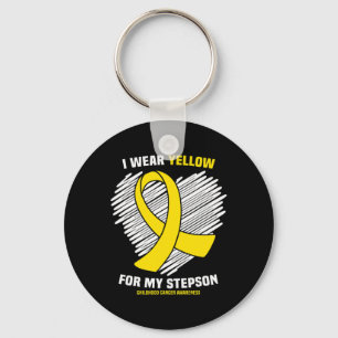 Llavero Llevo Amarillo Por La Conciencia Del Cáncer Infant