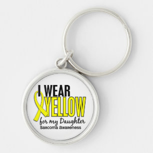 Llavero Llevo el amarillo para mi sarcoma de la hija 10