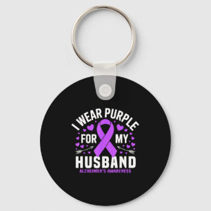 Llavero Llevo Morado Esposo Demencia Alzheimers Conciencia