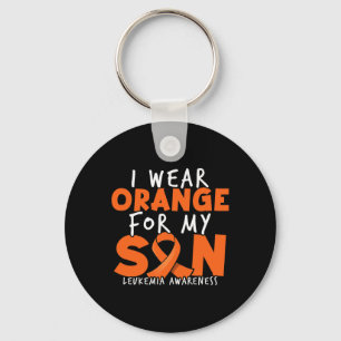 Llavero Llevo Naranja Para Mi Hijo. Naranja Leucemia Aware