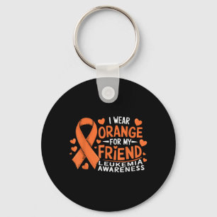 Llavero Llevo Naranja Por La Conciencia De La Leucemia De 