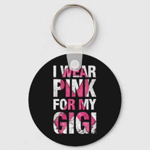 Llavero Llevo Rosa Por Mi Gigi Superviviente De Cáncer De