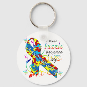 Llavero Llevo un rompecabezas porque amo a mi nieta