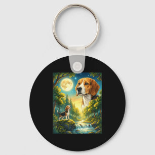 Llavero Llorando a la luna meme animal perro beagle