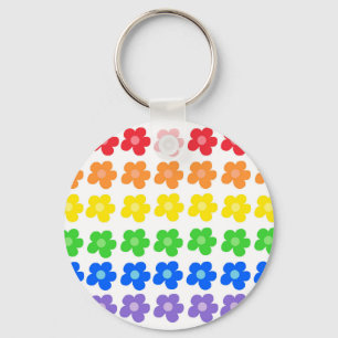 Llavero Lluvia arcoiris LGBT Orgullo gay Libertad e Iguald