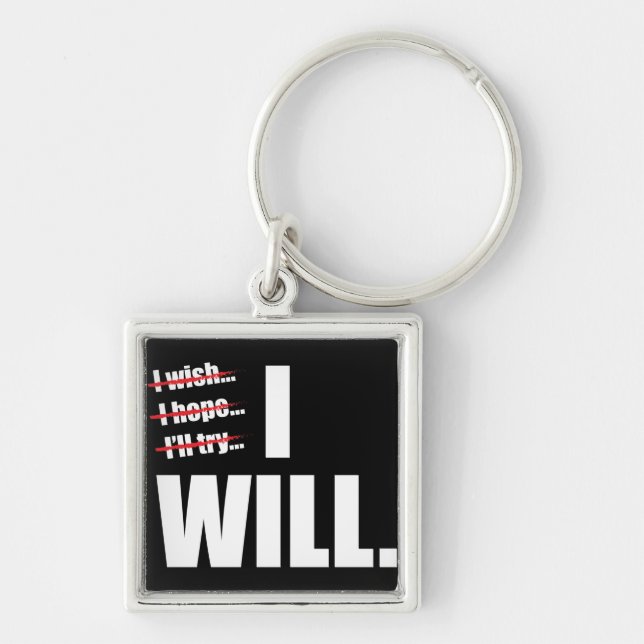 Llavero LO HARÉ - Motivacional (Frente)