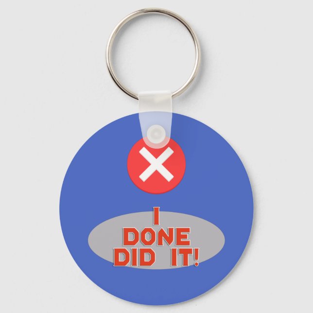 Llavero ¡Lo hice! - Muy gracioso (Anverso)