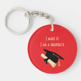 Llavero Lo Hice, Soy Un Clásico De Acrílico Graduado