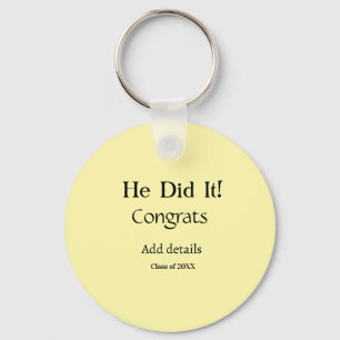 Llavero lo hizo felicitaciones graduación agregar nombre d