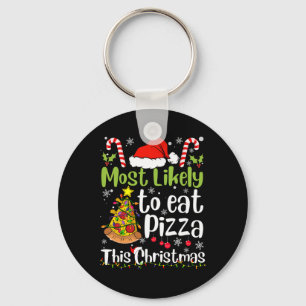 Llavero Lo Más Probable Es Comer Pizza Este Navidad - Dive
