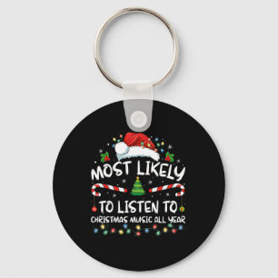 Llavero Lo Más Probable Es Escuchar Música Navidad Todo El