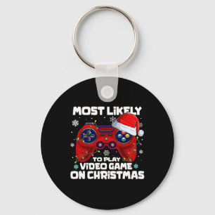 Llavero Lo Más Probable Es Jugar Videojuego En Navidades 1