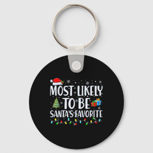 Llavero Lo más probable es ser la familia de Navidades fav