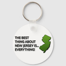 Llavero Lo mejor de Nueva Jersey es... ¡Todo!