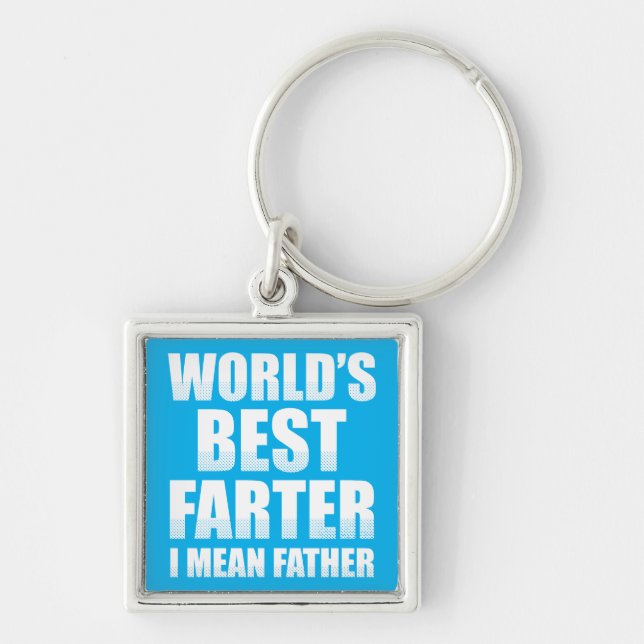 Llavero Lo mejor del mundo, quiero decir padre (Frente)