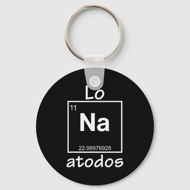 Llavero Lo Na Atodos - Spanish Chemistry Periodic Table So (Anverso)
