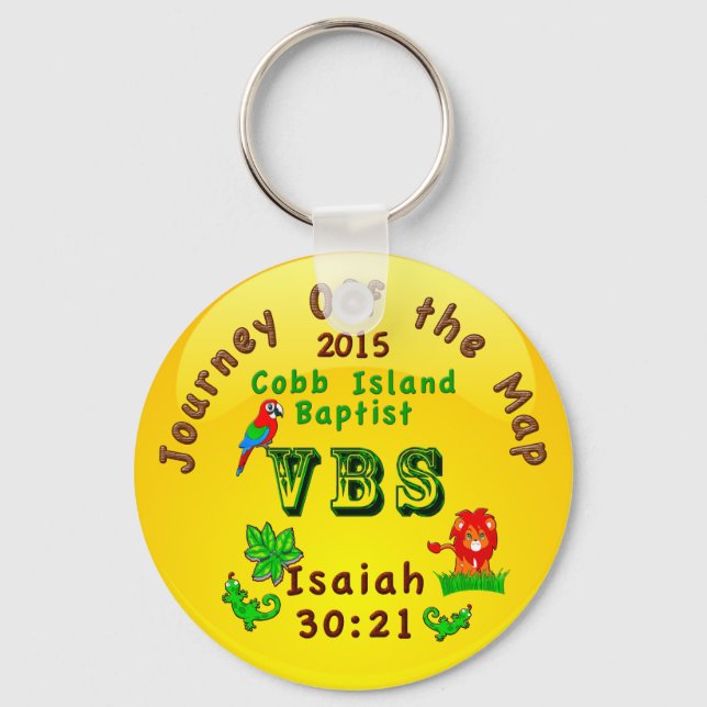 Llavero Lo Personalizar, Journey Off the Map Keychain (Anverso)