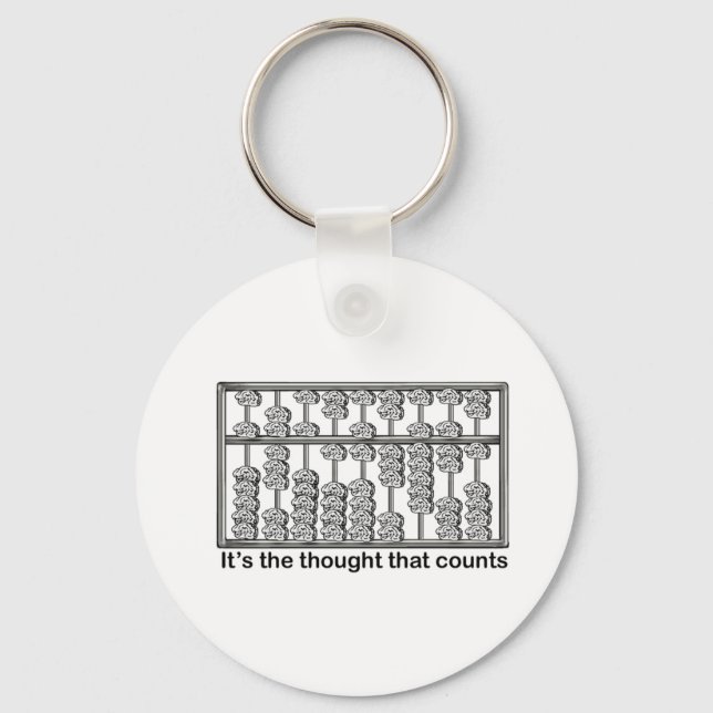 Llavero Lo que cuenta es el pensamiento (Anverso)