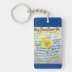 Llavero Lo que el cáncer no puede hacer poem Pendant Keych