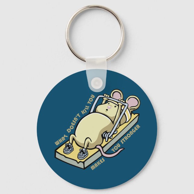 Llavero Lo que no te mata te hace más fuerte (Anverso)