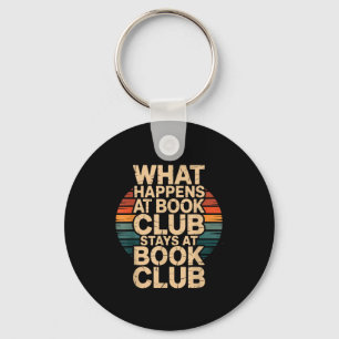 Llavero Lo que pasa en el club de lectura se queda en el c