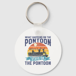 Llavero Lo Que Pasa En El Pontoon Boat Funny Boating Gif