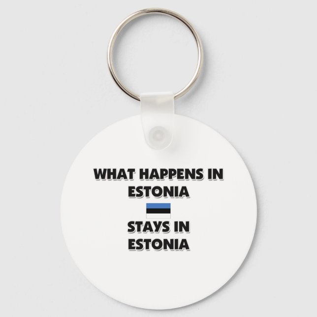 Llavero Lo Que Sucede En ESTONIA Sigue Ahí (Anverso)