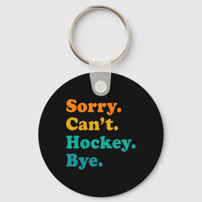Llavero Lo siento. 39; t juego de hockey sobre césped (Anverso)