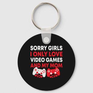 Llavero Lo siento chicas solo amo los videojuegos y la div