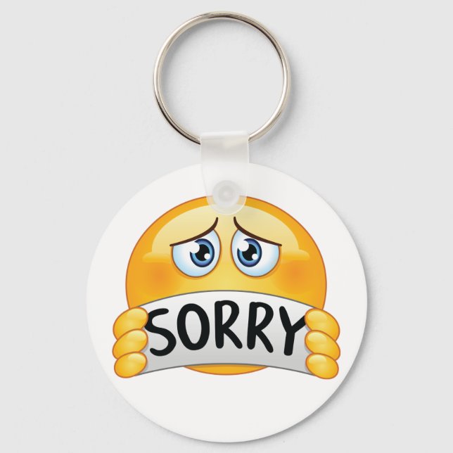 Llavero Lo siento Emoticon (Anverso)
