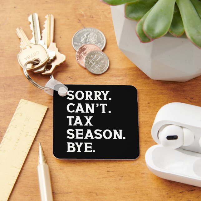Llavero Lo siento, no puedo cobrar impuestos, adiós, cómic (Escritorio )
