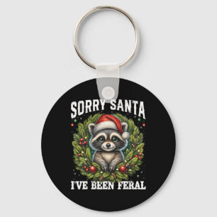 Llavero Lo siento Santa Ive ha sido Feral Gracioso Raccoon