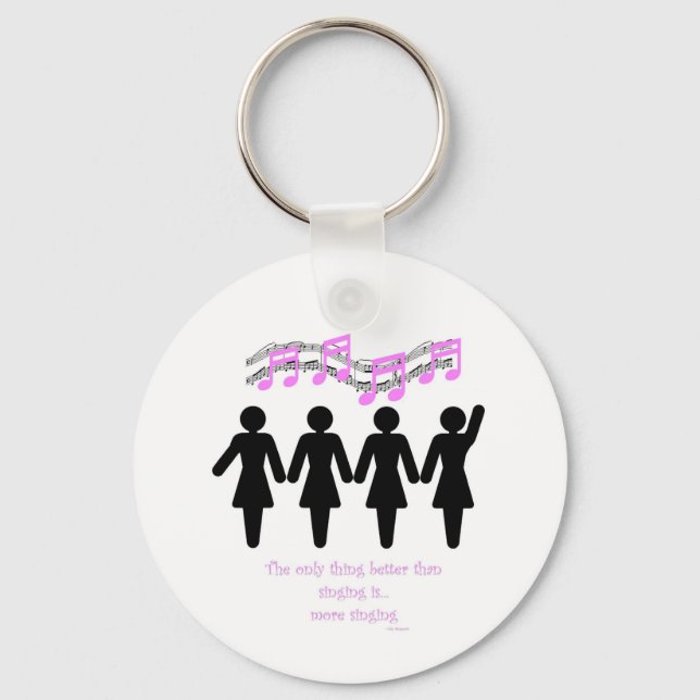 Llavero Lo único mejor que cantar (Anverso)