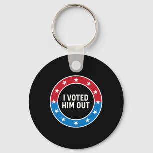 Llavero Lo voté Anti Trump Rojo Blanco Y Azul Voti