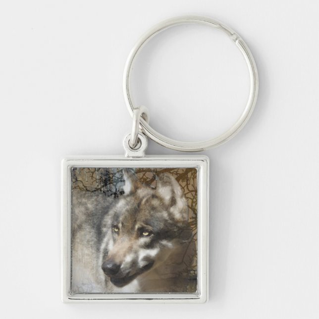 Llavero lobo (Frente)