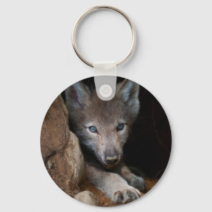 Llavero Lobo de la Madera Oriental