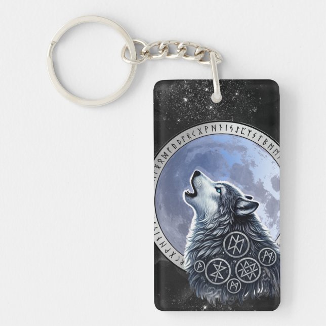 Llavero Lobo de Odín (Frente)