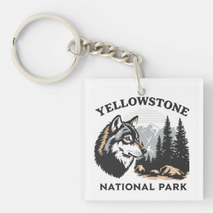 Llavero Lobo del Parque Nacional Yellowstone