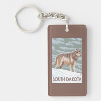 Llavero Lobo gris en Dakota del Sur