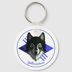 Llavero Lobo Keychain Yellowstone
