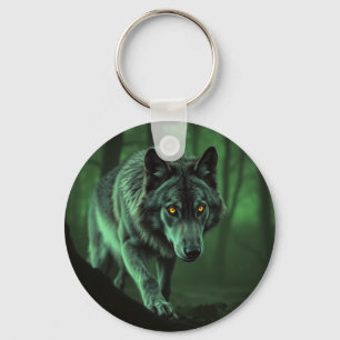 Llavero "Lobo majestuoso: El Alfa del Bosque"
