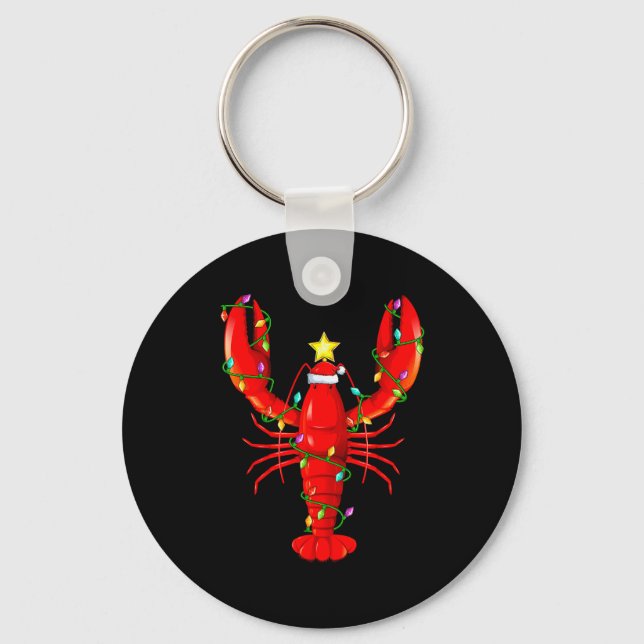 Llavero Lobster Lighting Xmas Tree Matching Lobster Christ (Anverso)
