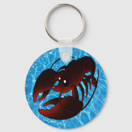 Llavero Lobster rojo Personalizado lindo