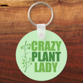Llavero Loca planta Lady Cute Green Botanist