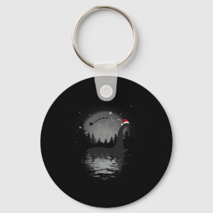 Llavero Loch Ness Monster Navidades Luna llena Nessie Xmas
