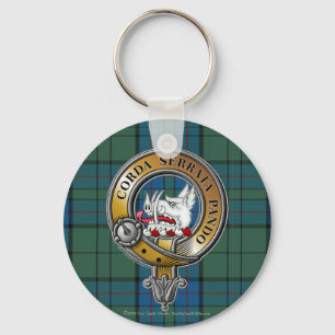 Llavero Lockhart Tartan & Badge