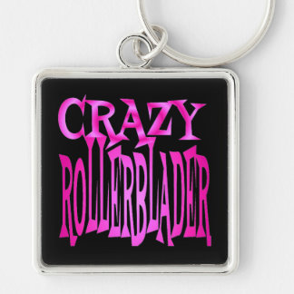 Llavero Loco Rollerblader en rosa