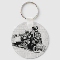Locomotora blanca y negra